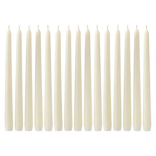 12 Packs: 15 ct. (180 total) 10" White Taper Candles by Ashland®